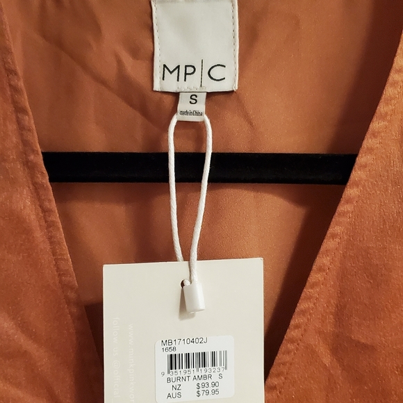 MINKPINK Wrap Top in Burnt Amber - Picture 3 of 3